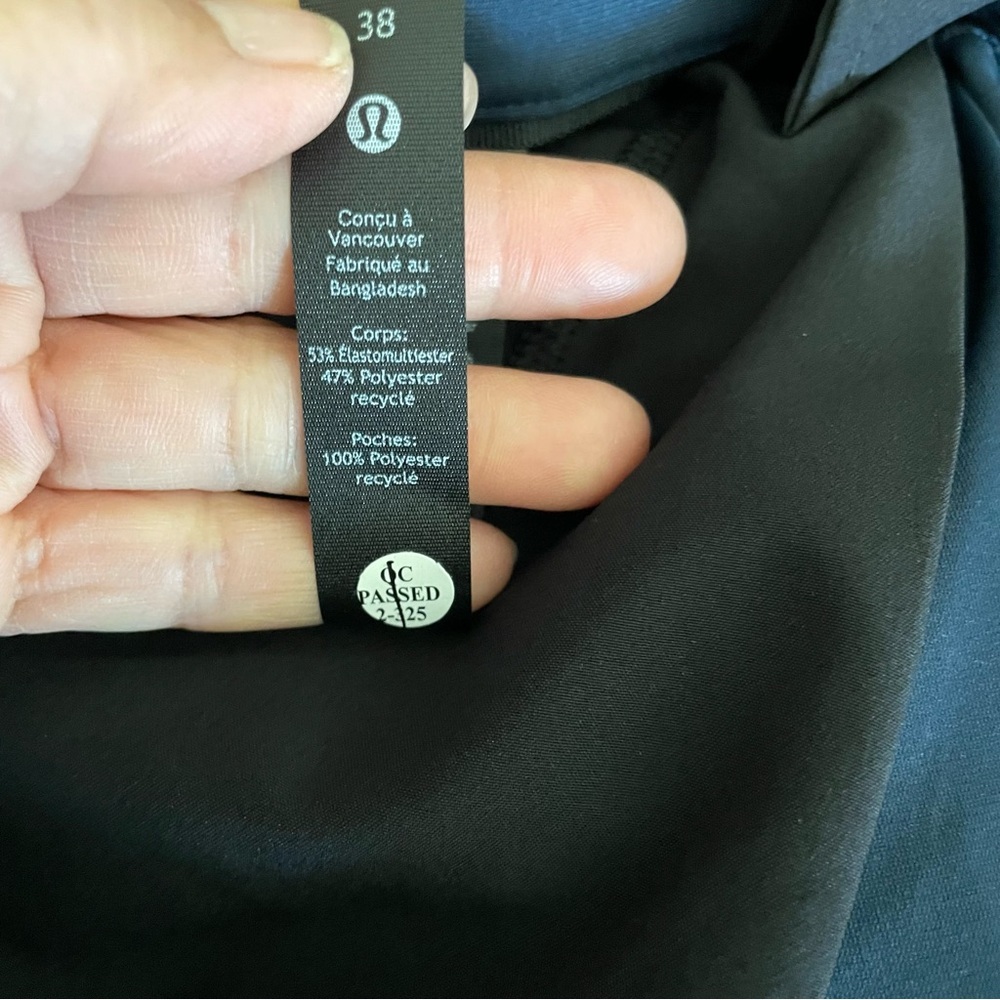 Lululemon Men's Navy Pants size 38 - Picture 5 of 7